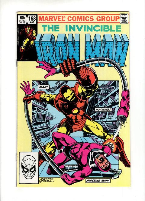 Iron Man, Vol. 1 #168A  Marvel Comics 1983