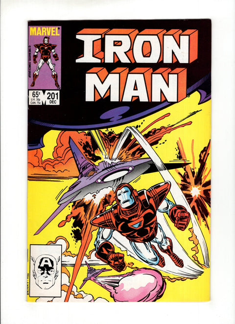 Iron Man, Vol. 1 #201A  Marvel Comics 1985