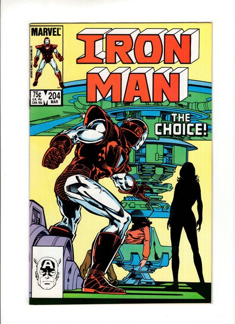 Iron Man, Vol. 1 #204A  Marvel Comics 1986