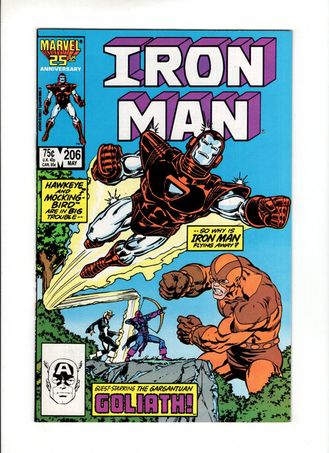 Iron Man, Vol. 1 #206A  Marvel Comics 1986