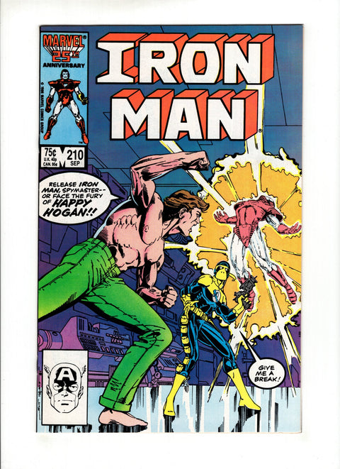 Iron Man, Vol. 1 #210A  Marvel Comics 1986