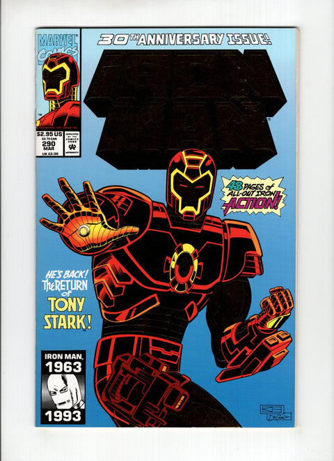 Iron Man, Vol. 1 #290A  Marvel Comics 1993