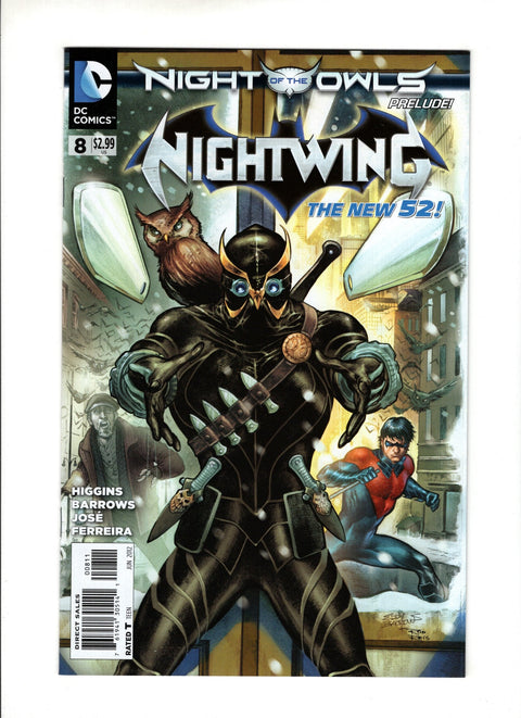Nightwing, Vol. 3 #8A  DC Comics 2012