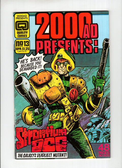2000 AD Monthly / Presents / Showcase #13  Quality Comics 1987