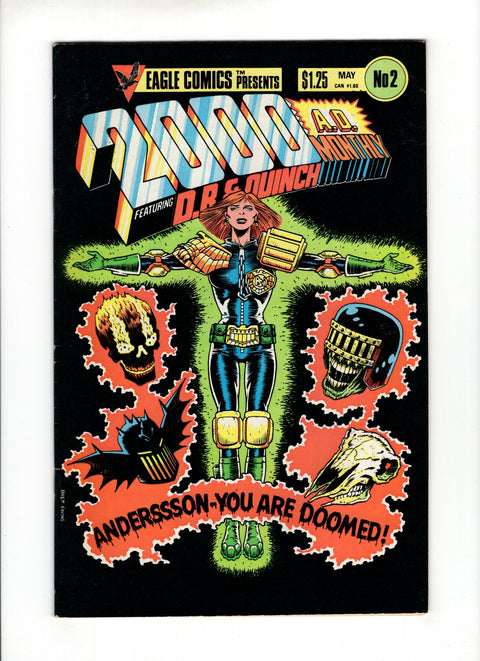 2000 AD Monthly / Presents / Showcase #2  Quality Comics 1986