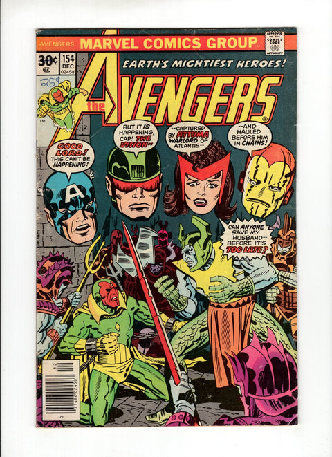 The Avengers, Vol. 1 #154A  Marvel Comics 1976