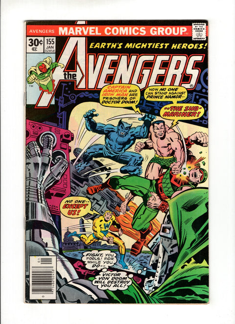 The Avengers, Vol. 1 #155A  Marvel Comics 1976