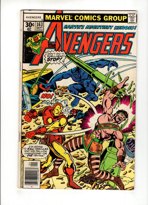 The Avengers, Vol. 1 #163A  Marvel Comics 1977