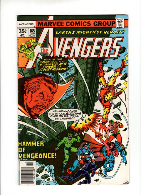 The Avengers, Vol. 1 #165A  Marvel Comics 1977