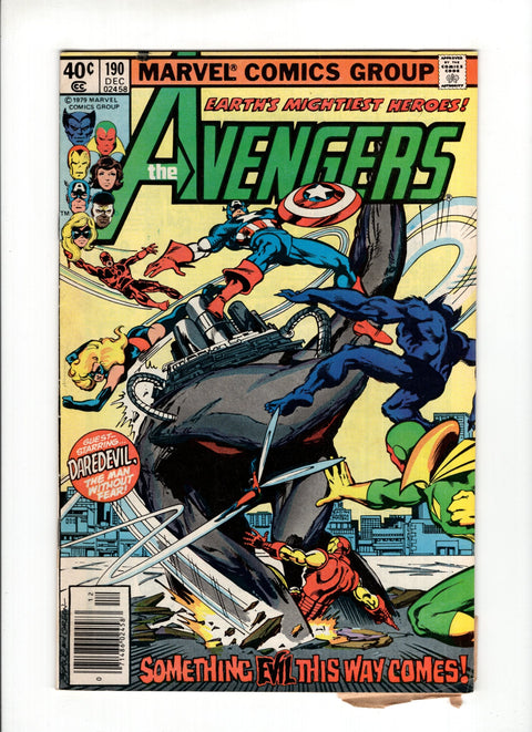 The Avengers, Vol. 1 #190A  Marvel Comics 1979