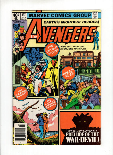 The Avengers, Vol. 1 #197A  Marvel Comics 1980