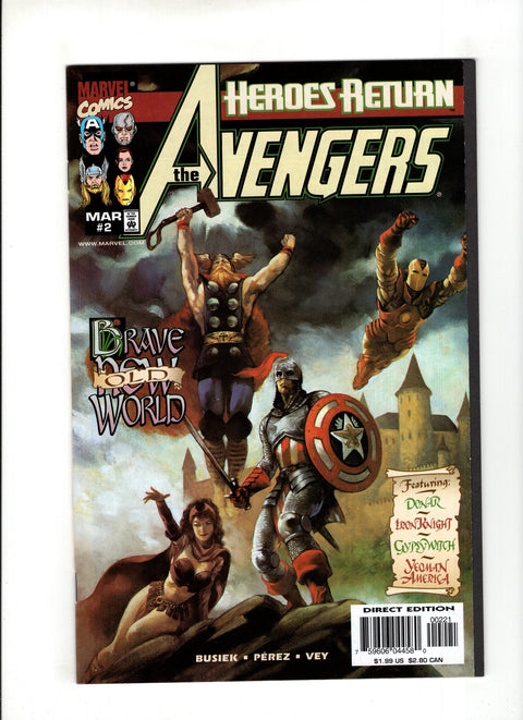 The Avengers, Vol. 3 #2C Ray Lago Variant Marvel Comics 1998