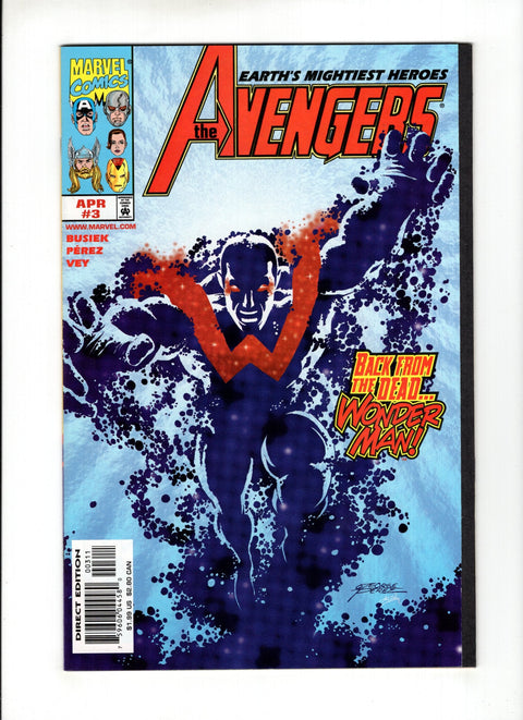 The Avengers, Vol. 3 #3A  Marvel Comics 1998