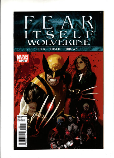 Fear Itself: Wolverine #1-3 Complete Series Marvel Comics 2011