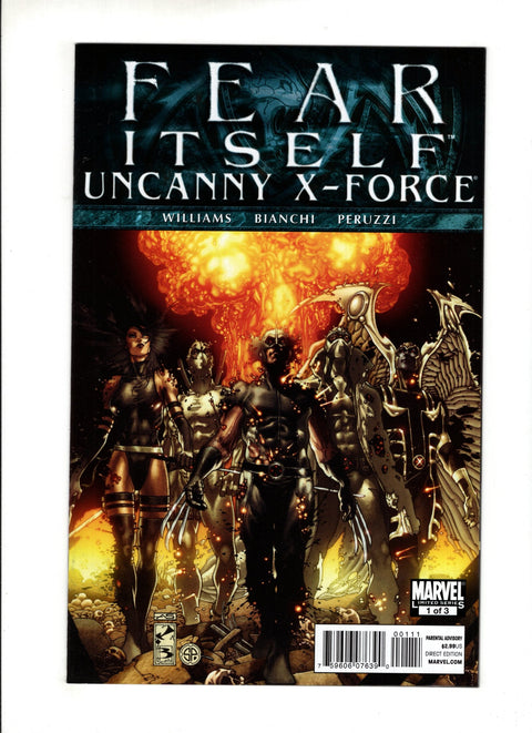Fear Itself: Uncanny X-Force #1-3 Complete Series Marvel Comics 2011