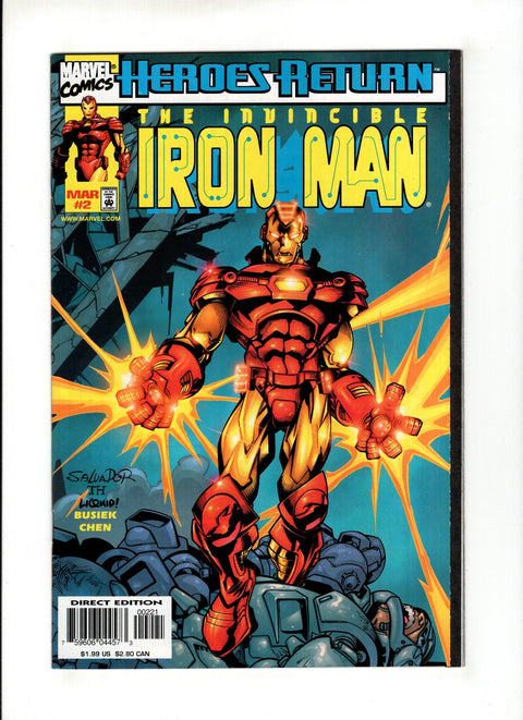 Iron Man, Vol. 3 #2A  Marvel Comics 1998