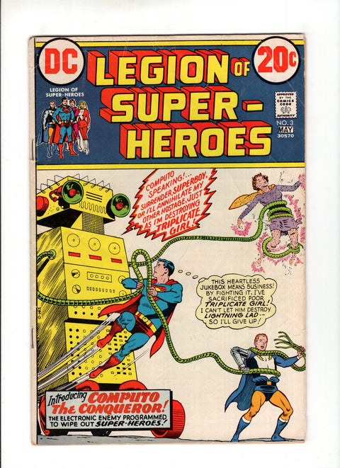 Legion of Super-Heroes, Vol. 1 #3  DC Comics 1973