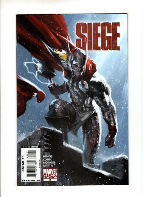 Siege, Vol. 1 #2B Dell'Otto Variant Marvel Comics 2010