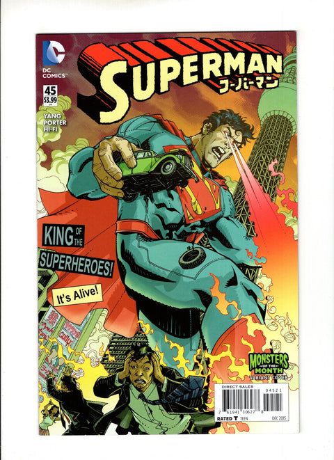 Superman, Vol. 3 #45B Variant Cully Hamner Monsters Cover DC Comics 2015
