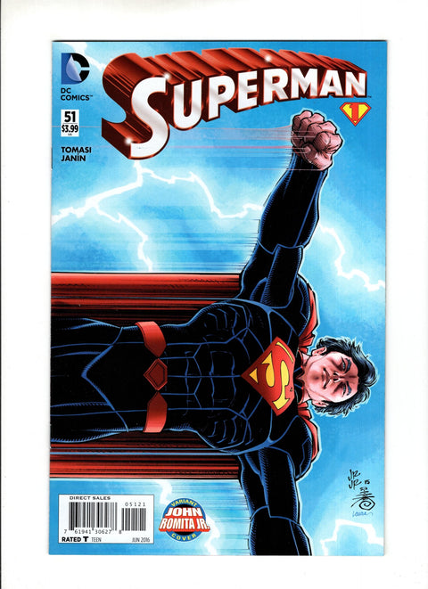 Superman, Vol. 3 #51B Variant John Romita Jr Cover DC Comics 2016