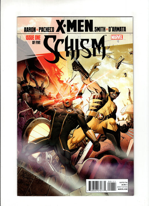 X-Men: Schism #1-5 Complete Series Marvel Comics 2011