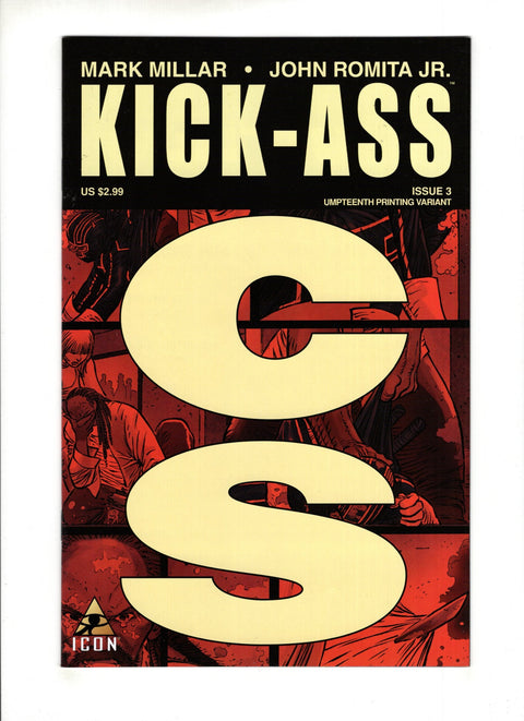 Kick-Ass #3D John Romita Jr. Umpteenth Print Variant Marvel Comics 2009