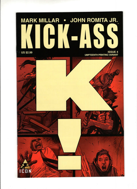 Kick-Ass #4C John Romita Jr. Umpteenth Print Variant Marvel Comics 2009