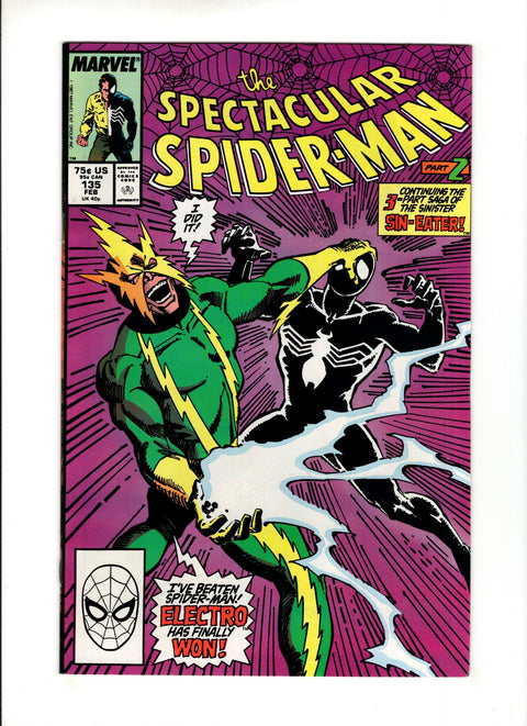 The Spectacular Spider-Man, Vol. 1 #135A  Marvel Comics 1988