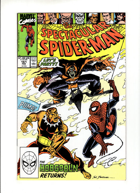 The Spectacular Spider-Man, Vol. 1 #161A  Marvel Comics 1989