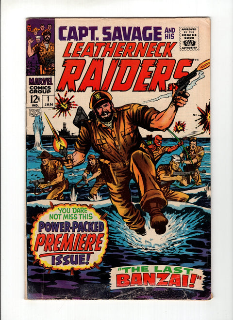 Captain Savage and his Leatherneck Raiders #1  Marvel Comics 1967