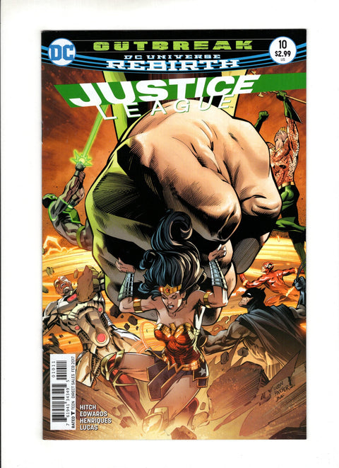 Justice League, Vol. 2 #10A  DC Comics 2016