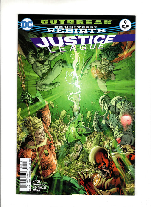 Justice League, Vol. 2 #9A  DC Comics 2016