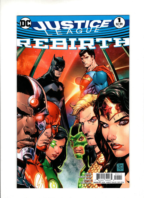 Justice League Rebirth #1A  DC Comics 2016