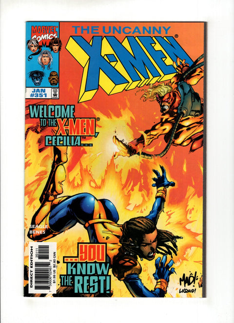 Uncanny X-Men, Vol. 1 #351A  Marvel Comics 1997