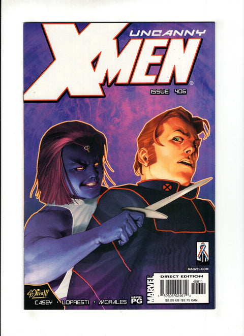 Uncanny X-Men, Vol. 1 #406A  Marvel Comics 2002