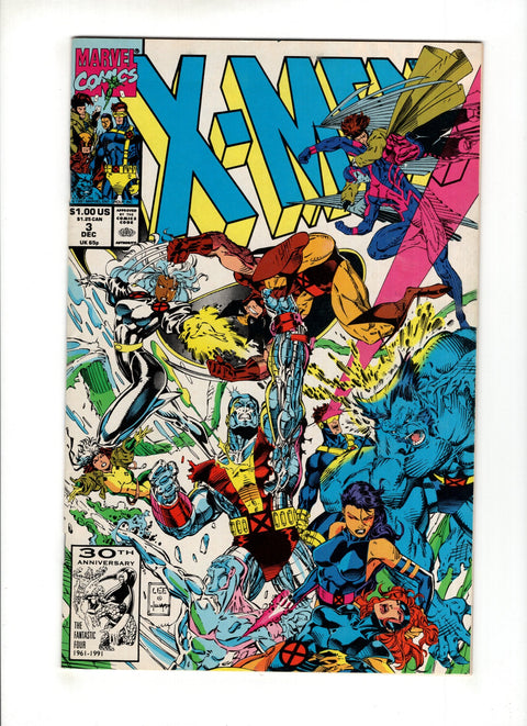X-Men, Vol. 1 #3A  Marvel Comics 1991