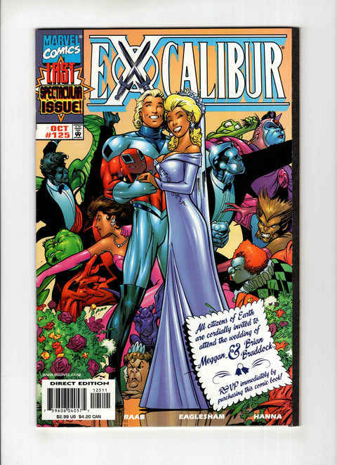 Excalibur, Vol. 1 #125A  Marvel Comics 1998