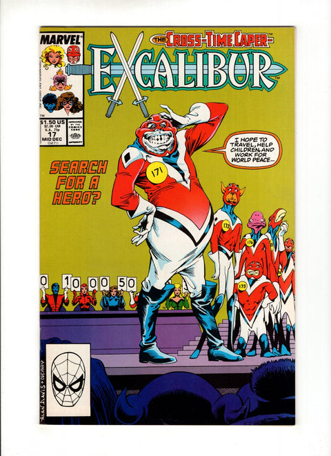 Excalibur, Vol. 1 #17A  Marvel Comics 1989