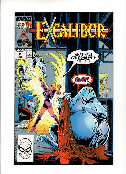 Excalibur, Vol. 1 #2A  Marvel Comics 1988