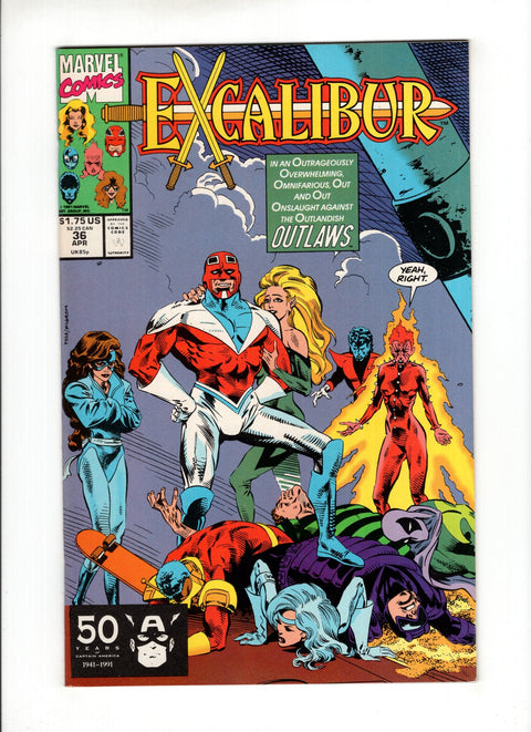 Excalibur, Vol. 1 #36A  Marvel Comics 1991