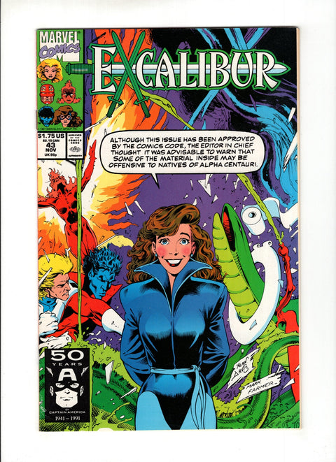 Excalibur, Vol. 1 #43A  Marvel Comics 1991