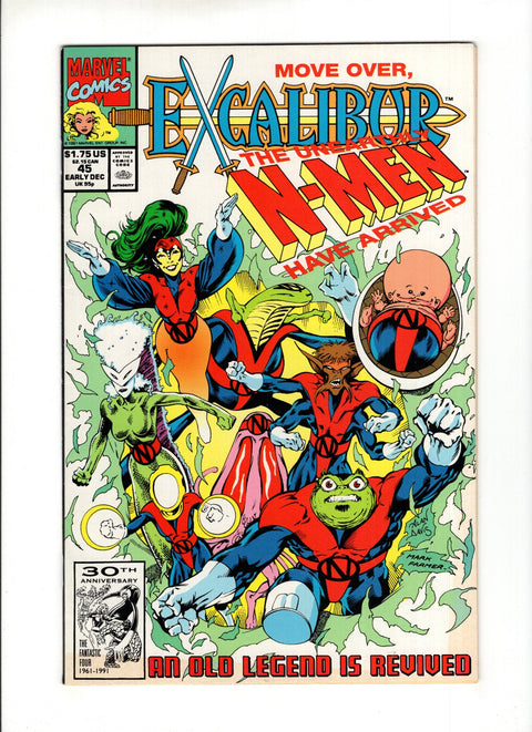 Excalibur, Vol. 1 #45A  Marvel Comics 1991