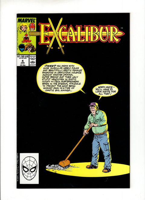 Excalibur, Vol. 1 #4A  Marvel Comics 1988