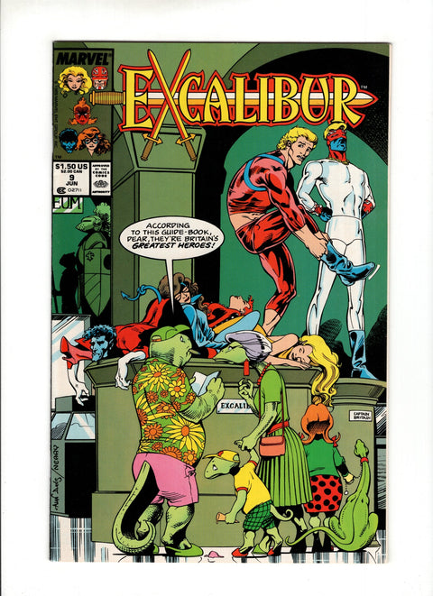 Excalibur, Vol. 1 #9A  Marvel Comics 1989