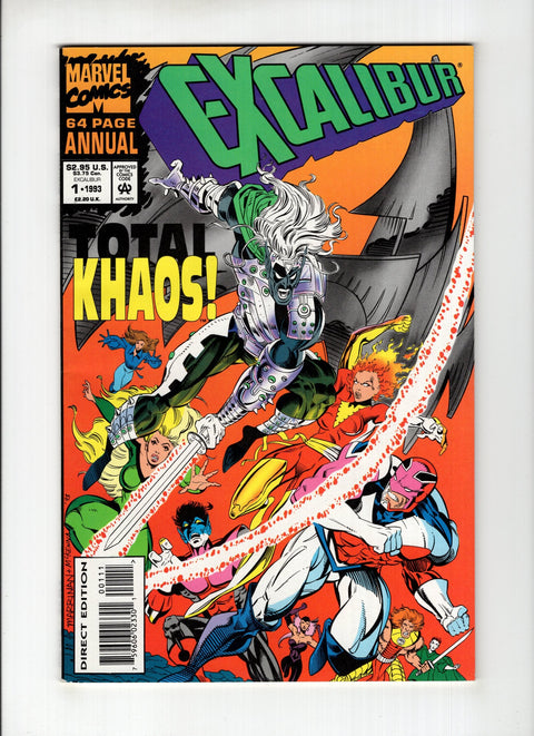 Excalibur, Vol. 1 Annual #1A  Marvel Comics 1993