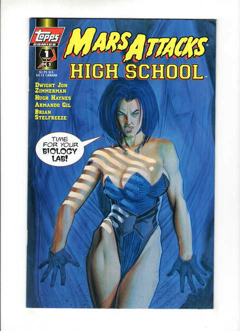 Mars Attacks High School Special #1-2 Complete Series Topps Comics 1997