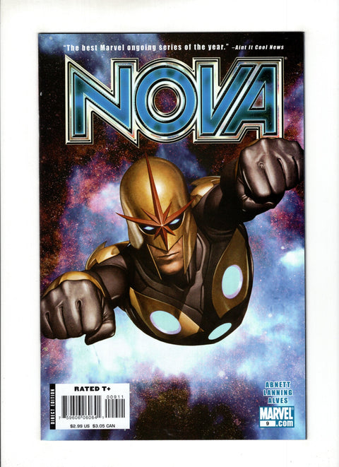 Nova, Vol. 4 #9A Adi Granov Regular Marvel Comics 2008