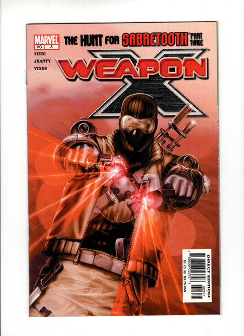 Weapon X, Vol. 2 #3A  Marvel Comics 2002