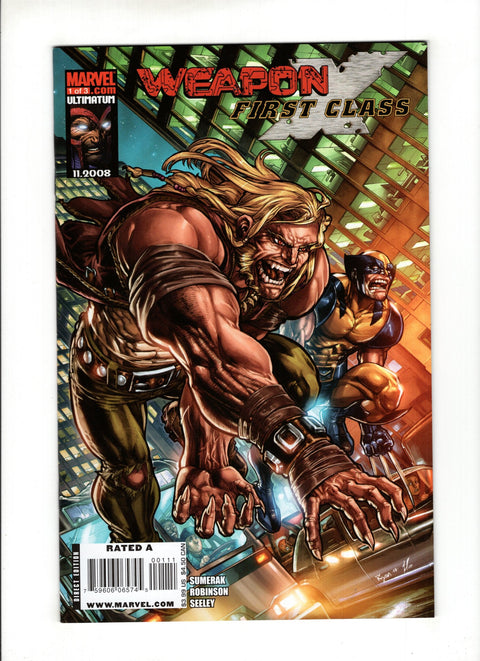 Weapon X: First Class #1-3 Complete Series Marvel Comics 2008