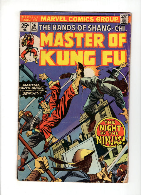 Master of Kung Fu, Vol. 1 #36  Marvel Comics 1976